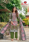 Zarina Vol 1 By Ganeshji Soft Cotton Self Embroidery Online Dress Material Wholesale
